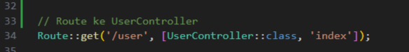 Routing ProductController