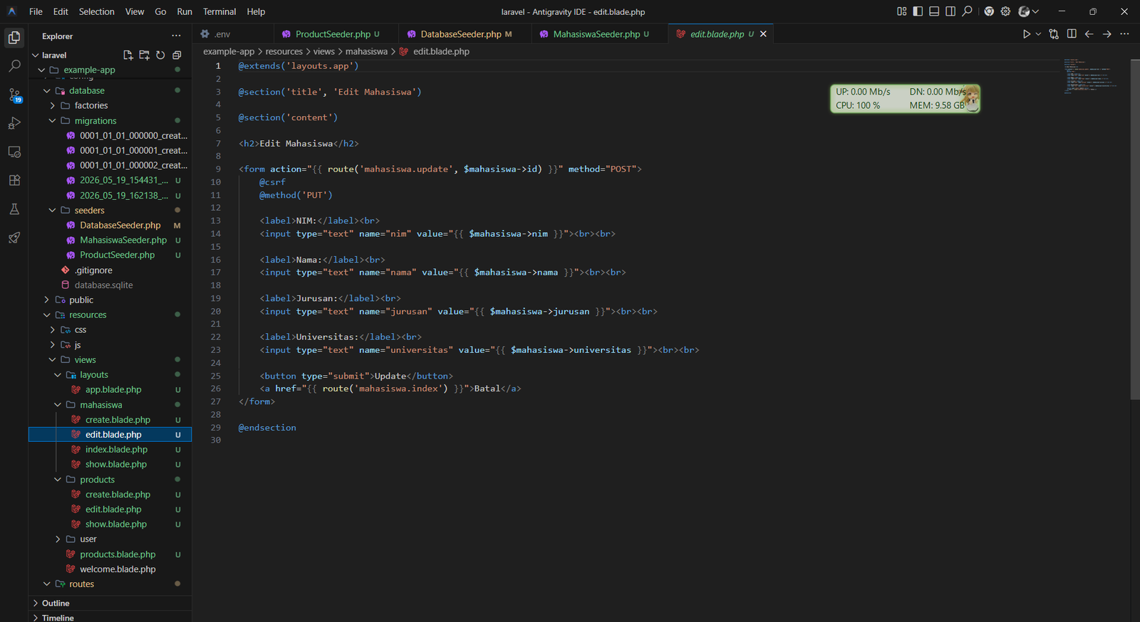 View Form Edit